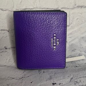 Coach Snap wallet in purple